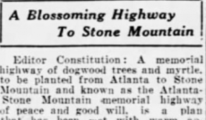 DHC Blog: Highway to Stone Mountain