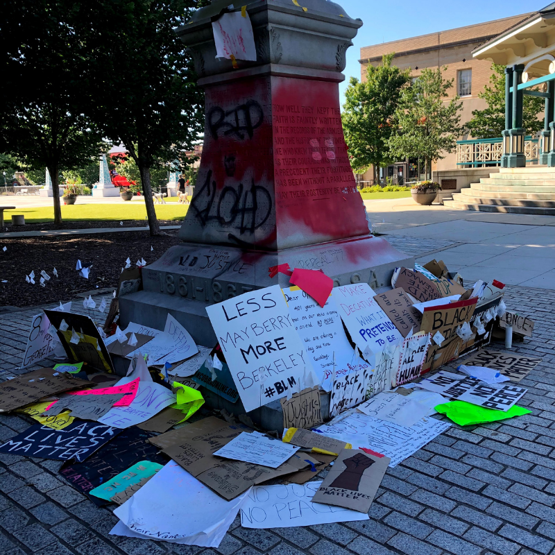 Decatur Confederate Monument Protest