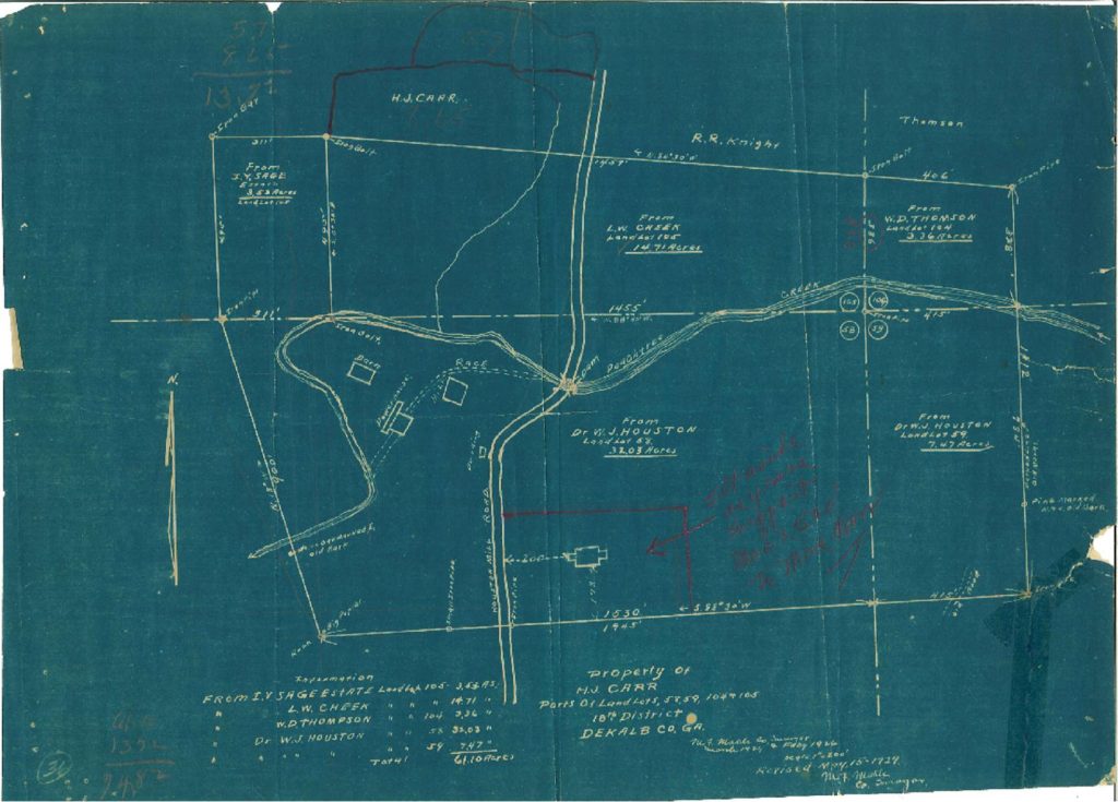 DeKalb Map: Carr Estate 