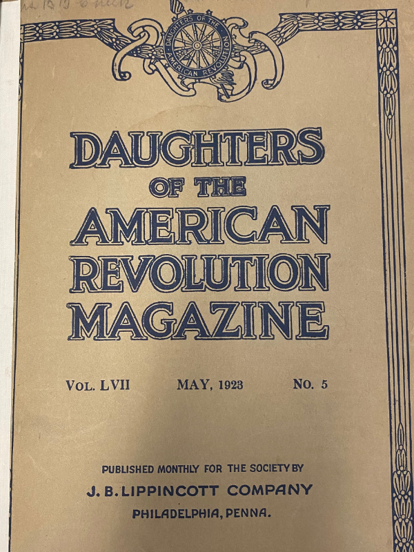 DHC Blog: Baron DeKalb CHapter, Daughters of the American REvolution