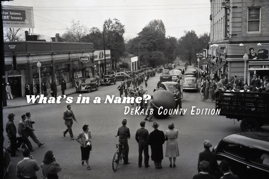 DHC Blog: DeKalb Historic Names