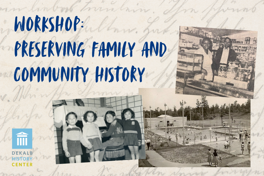 Join this workshop for helpful tips on preserving your family and community history