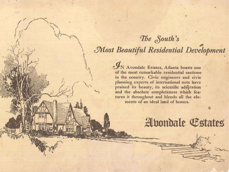 advertisement-for-avondale-1925 advertisement-for-avondale-1925