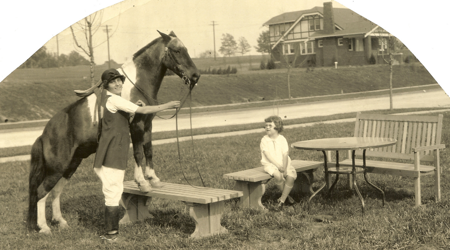 instructor-with-marion-reinhardt DHC Exhibit: Avondale History