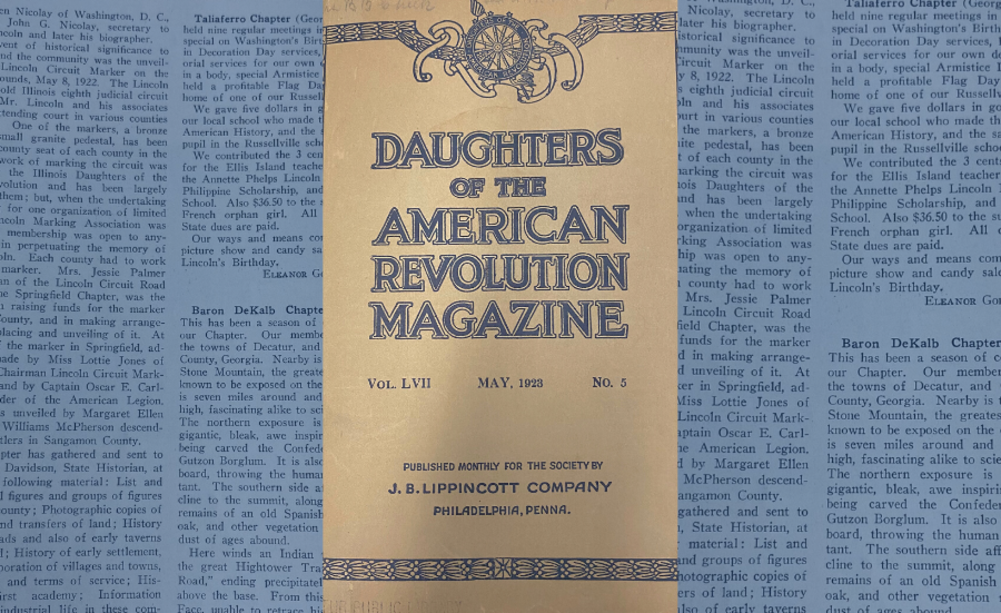 DAR Publications  Daughters of the American Revolution